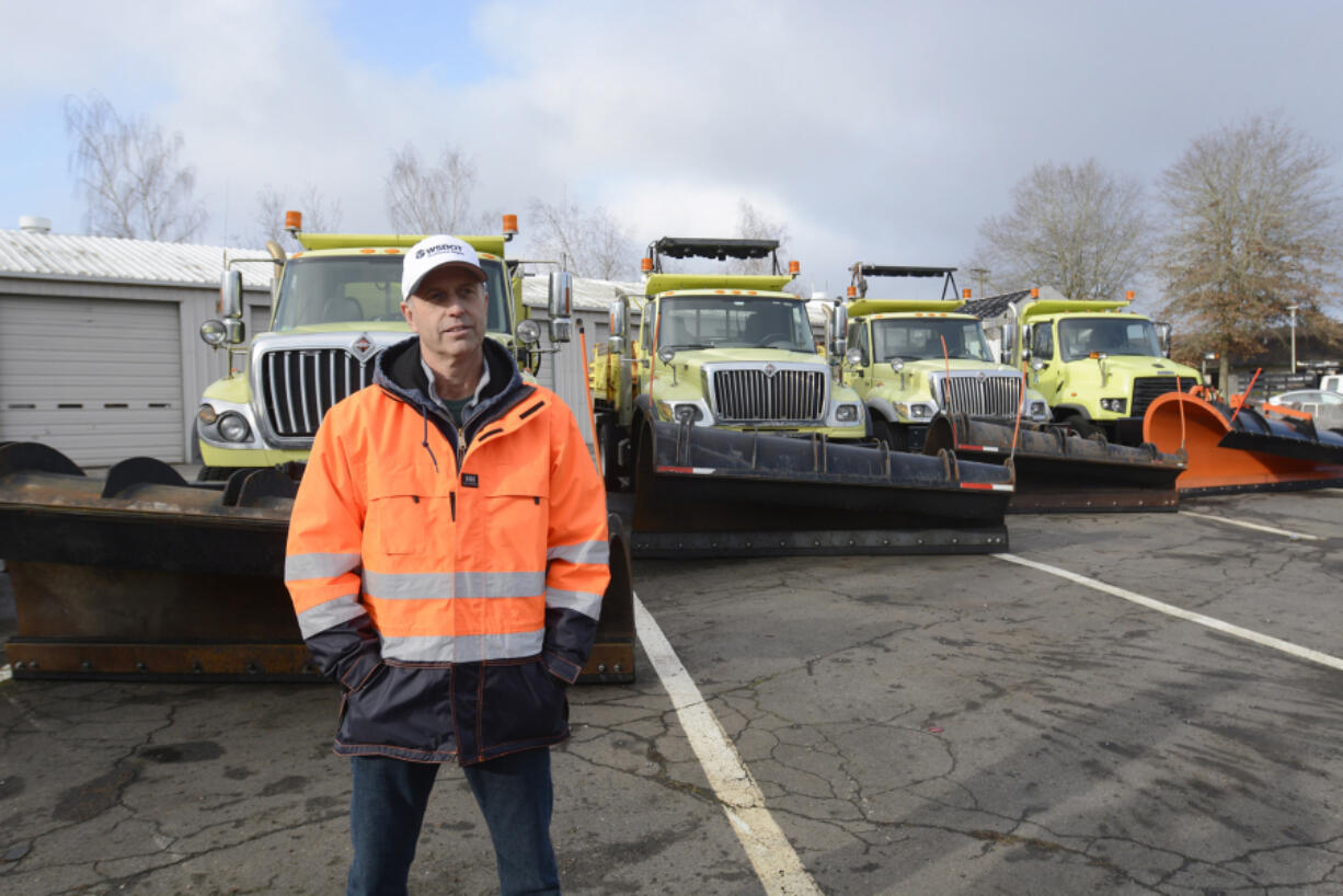 Mike Gartman, maintenance supervisor at Washington State Department of Transportation, said that crews are prepared to treat roadways should snow fall Wednesday in Southwest Washington.