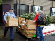 Riveridge: The Vancouver Elks Lodge donated more than 280 boxes of food to families in need on Dec.