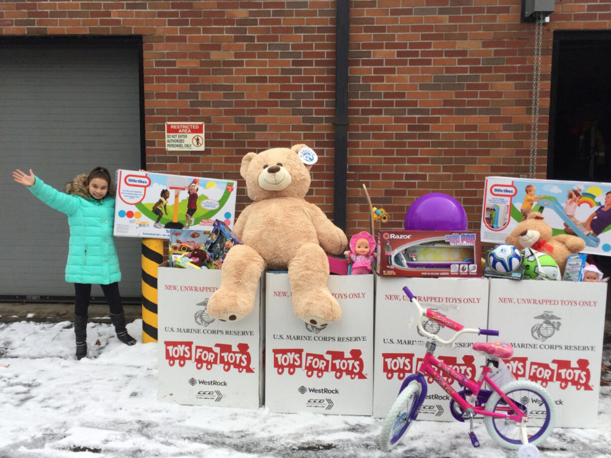 Proebstel: Madeline McMillen, 11, raised $1,500 by selling pies, cookies and cupcakes, and used the money to purchase more than 100 toys, which she donated to Toys for Tots.