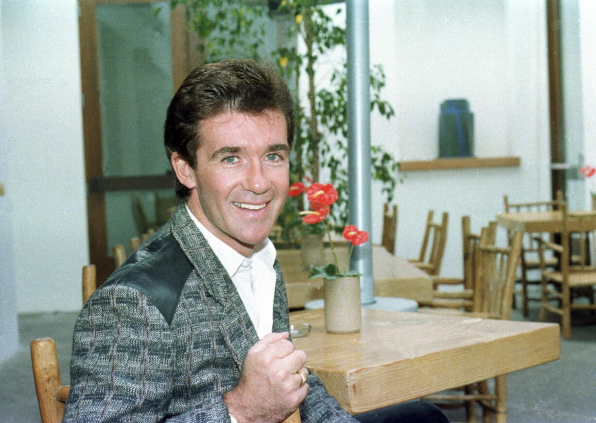 Actor Alan Thicke in Los Angeles on 1986. On Tuesday, a publicist said the actor has died at the age of 69.