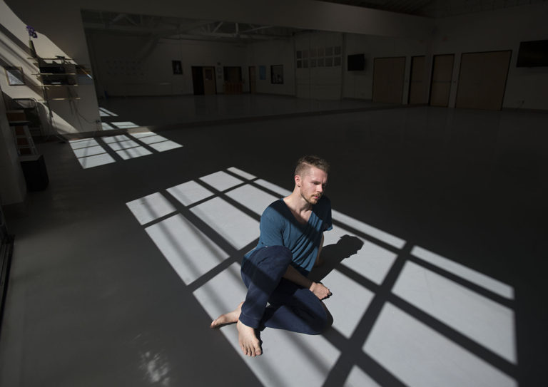 Spenser Theberge, a grad of Vancouver School of Arts and Academics who then went to Juilliard, is photographed Friday afternoon, Sept. 9, 2016 at Columbia Dance.