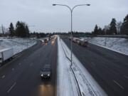 I-5 north and south were relatively clear in Vancouver for the morning commute, Thursday December 15, 2016.