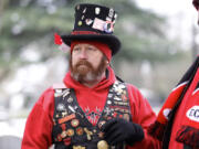 John Lynch of Black Diamond came to Vancouver on Dec. 17 to join a volunteer group cleaning the Old City Cemetery.