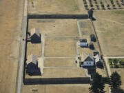 Fort Vancouver is seen from above on Aug. 25, 2016. Attendance at the national park was at an all-time high in 2016.