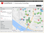 A screengrab of the Vancouver Police Department's new crime map tool.