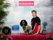 Salmon Creek: Shana Porter and her field-bred English Cocker Spaniel, Keira, who finished first in the Lap Master category at the American Kennel Club&#039;s National Association of Diving Dogs National Championship.