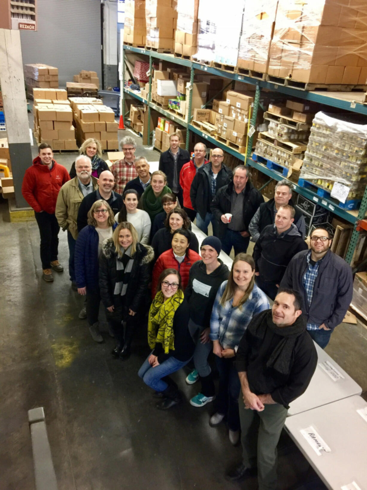 Esther Short: Twenty staffers from LSW Architects volunteered at FISH of Vancouver on Jan.