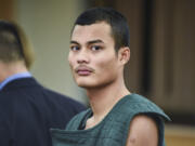 Mitchell Heng, 21, of Vancouver made a first appearance in the Clark County Superior Court on allegations of murder, robbery and arson in connection with the Oasis Market fire, Friday January 20, 2017.