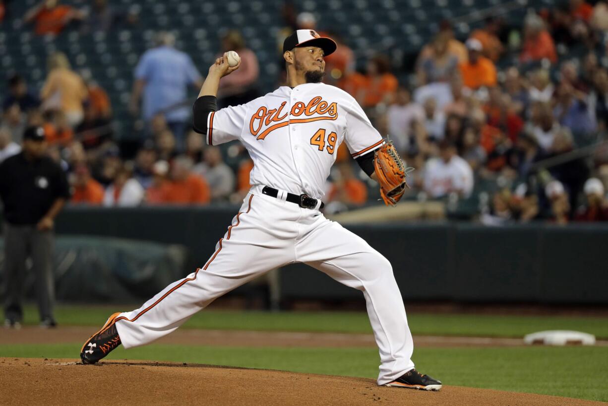 The Mariners landed another option for their pitching rotation on Friday, Jan. 6, 2017, acquiring right-handed pitcher Yovani Gallardo from the Baltimore Orioles for outfielder Seth Smith.