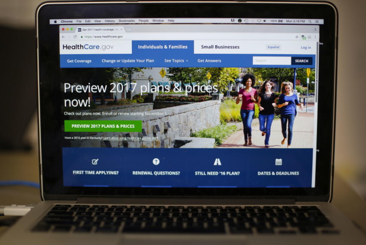 The HealthCare.gov 2017 web site home page.