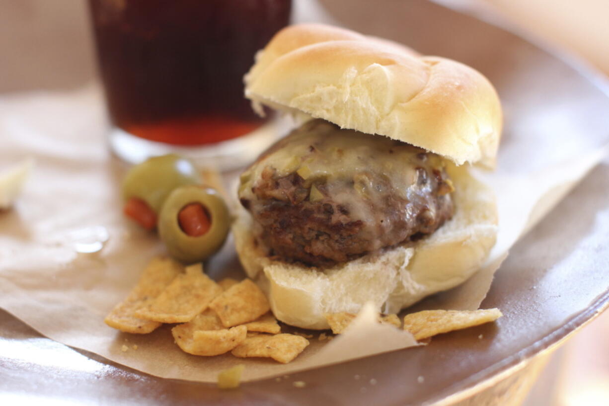 Beer-steamed Cheese and Mushroom Beef Sliders.