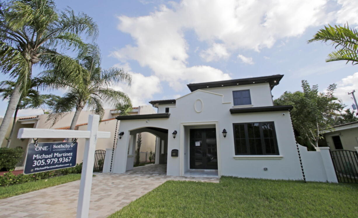 A house is for sale in Coral Gables, Fla., on Dec. 6, 2016. Some in the housing industry are worried the Trump administration may curb government support for 30-year fixed-rate mortgages.