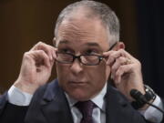 Environmental Protection Agency administrator-designate, Oklahoma Attorney General Scott Pruitt, testifies at his confirmation hearing.