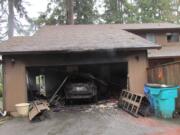 A hoverboard caused a fire in a garage of an east Vancouver residence Sunday morning.