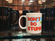 Three years ago a DDSS mug mixed with Trump mugs in Vegas.