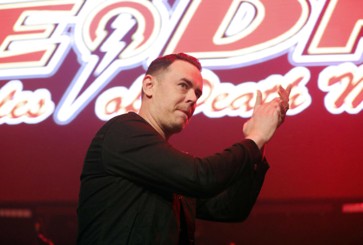 Colin Hanks at the &quot;Eagles of Death Metal: Nos Amis&quot; film premiere after party on Feb. 2 in Los Angeles.