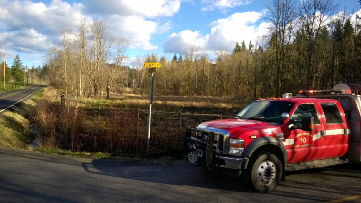 Fire District 10 handles emergency calls in 64 square miles of rural Clark County, including this 2014 grass fire near Fargher Lake. Voters will be asked for more money in the April 25 election.