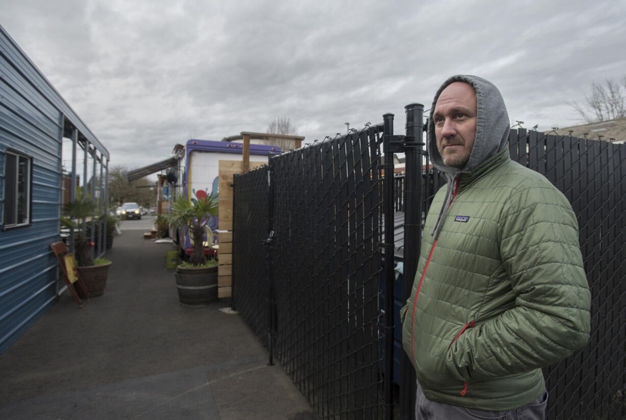 Shull said the two spills in December interrupted his business and were problematic to clean up. He has asked the city of Vancouver to put a concrete barrier along the back of his business, Trap Door Brewing.