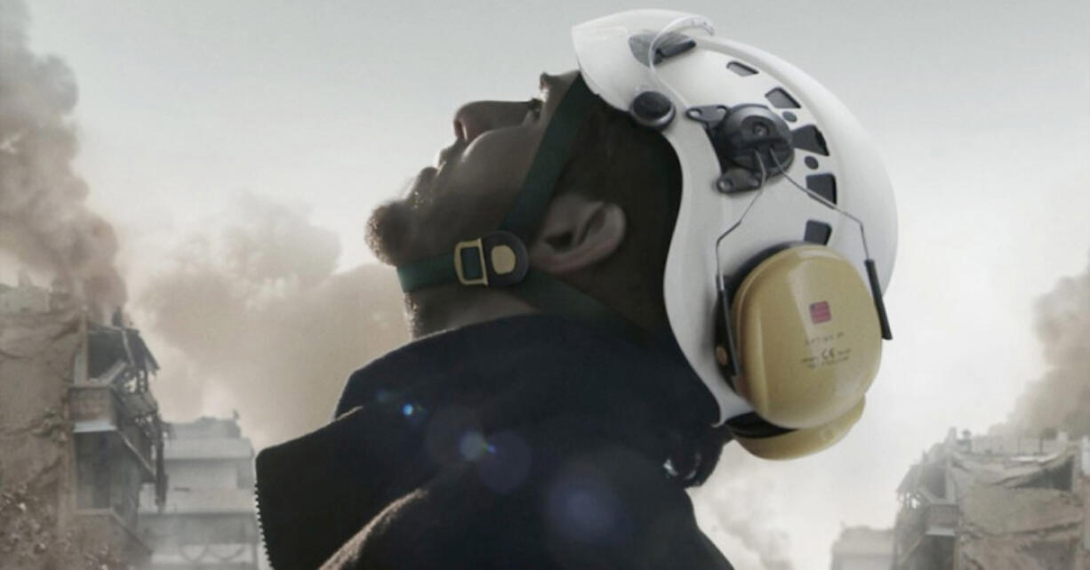 &quot;The White Helmets&quot; follows three volunteer rescue workers in Aleppo, Syria.