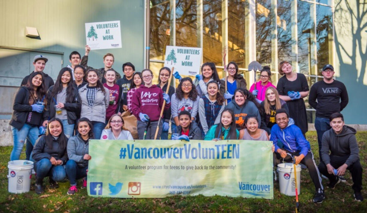 Central Park: More than 30 volunteers helped clean up the Marshall Community Center through the Vancouver VolunTEEN program.