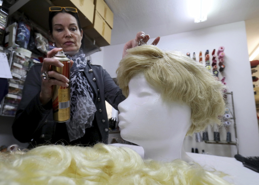 Trump wigs in big demand for Austrian carnival goers The Columbian