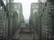 A view of the Interstate 5 Bridge looking south from Vancouver in June.