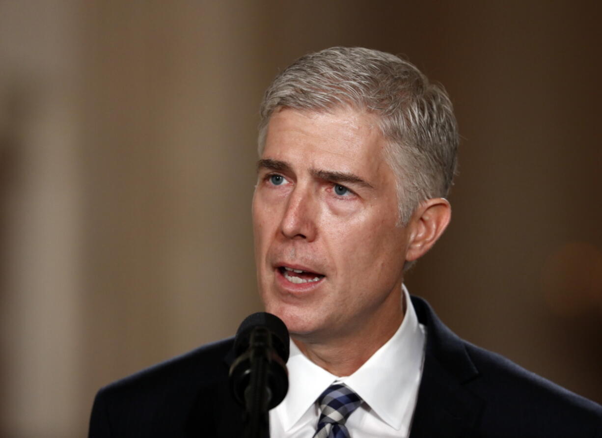 Supreme Court justice nominee Neil Gorsuch