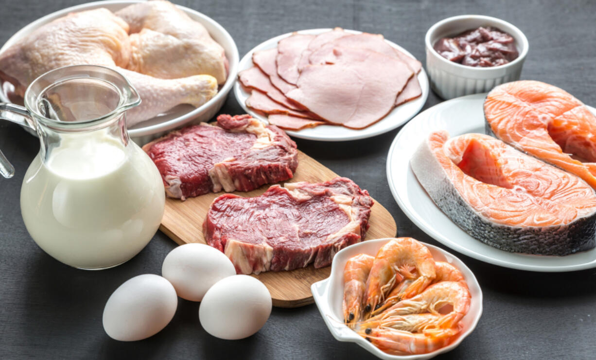 Most Americans get twice as much protein as they need.