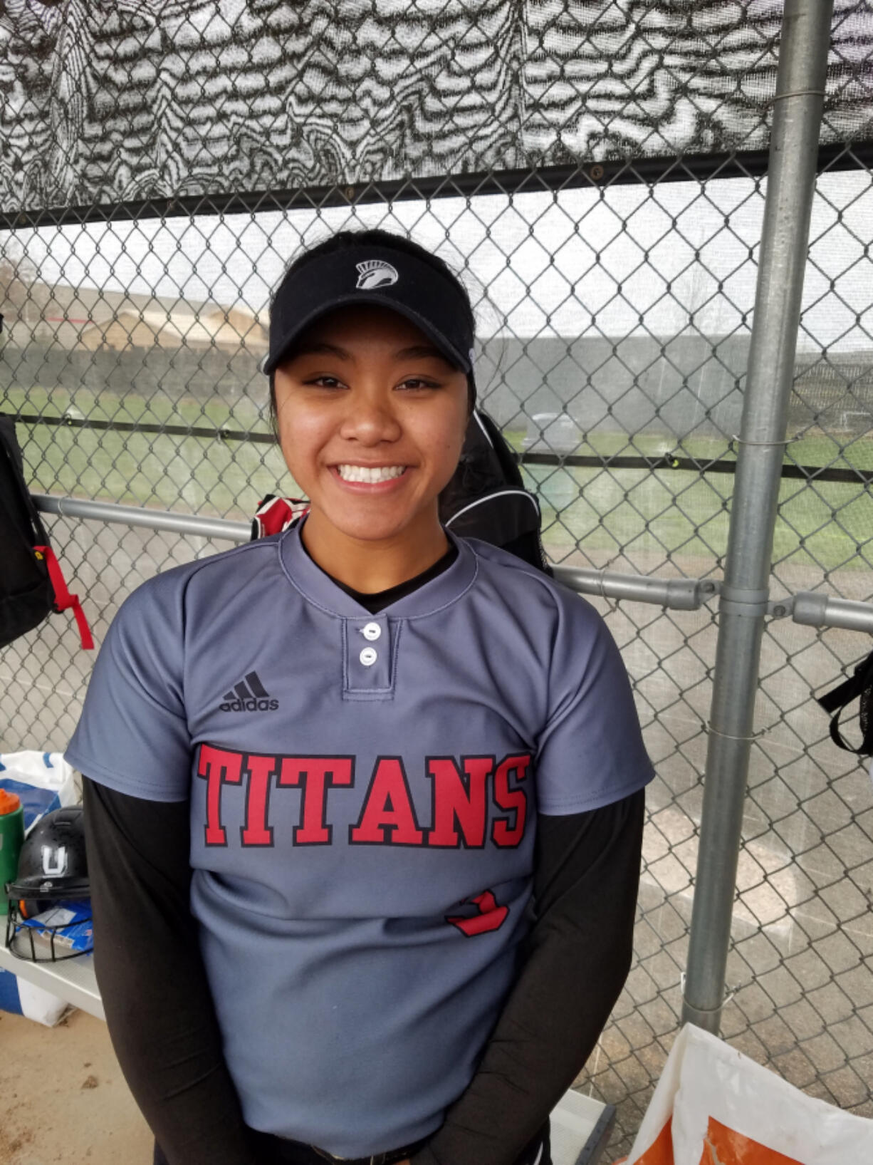 Union High softball shortstop Anna Aguon.