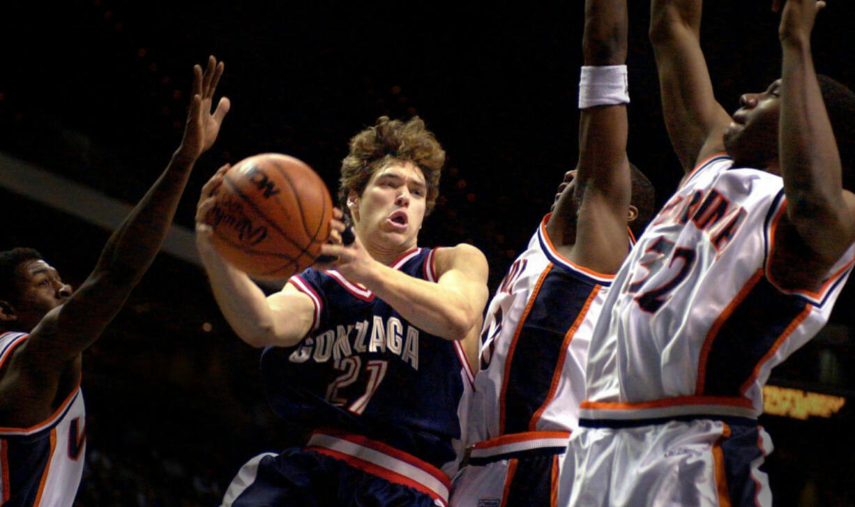 Dan Dickau played two seasons at Gonzaga, becoming an All-American in 2002.