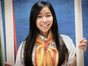 Battle Ground High School student Laney Pham won the Poetry Out Loud competition at her school on Dec. 14.