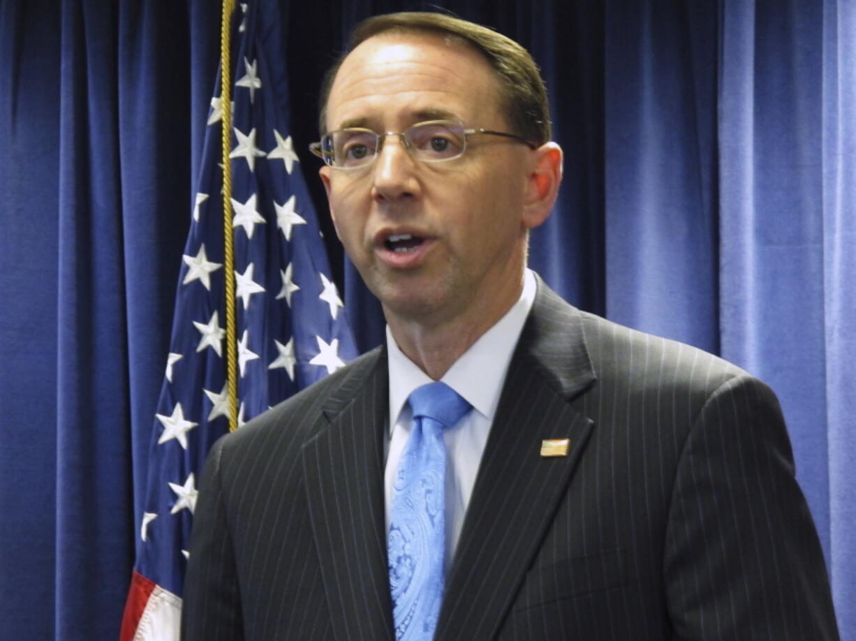 Rod Rosenstein
In line to become deputy attorney general