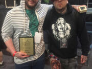 Washougal: Travis Hedlund of 3rd Heart Tattoo in Washougal won Tattoo of the Day at the One Nation Under Ink Tattoo Convention.