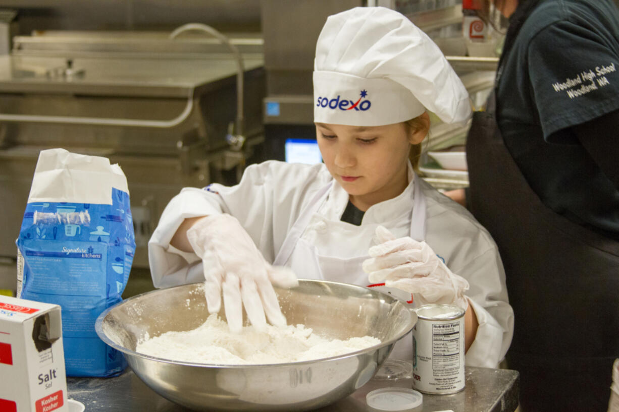 Woodland: Woodland Intermediate School&#039;s Keira Rhodes won the gold medal the second annual Sodexo Future Chefs of America competition for her Biscuits and Gravy With Green Beans recipe.