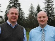 Washougal School District&#039;s board announced the hiring of two new associate principals at Washougal High School, from left, Gary McGarvie and Mark Castle.