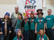 Washougal: Jemtegaard Middle School&#039;s Robotics Club placed first in the Project Presentation category at the Oregon First Lego League State Championship on March 4.