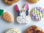 Discover spring-themed treats and cookies at local bakeries, such as Treat, Rosycakes and DiTazza Gourmet Coffee.