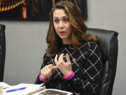 U.S. Rep. Jaime Herrera Beutler meets with The Columbian&#039;s editorial board Tuesday. The Camas Republican is serving her fourth two-year term in Congress.