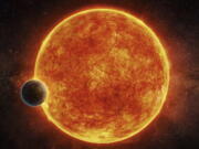 An artist&#039;s rendering of newly discovered exoplanet LHS 1140b. (M.