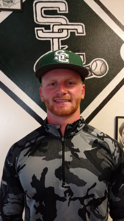 Hockinson High grad Brandon Anderson, freshman outfielder at Shasta College in Redding, Calif., 2017 season.