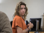 Cindy Jo Clem, 50, makes a first appearance Nov. 28 in Clark County Superior Court after intentionally setting fire to her mobile home north of La Center. Clem was sentenced Friday to nine months in jail.