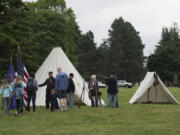 People attending Monday’s Memorial Day observance at Fort Vancouver National Historic Site soak up the sight, smell and feel of what life was like at a military encampment in the Pacific Northwest during the Civil War era.