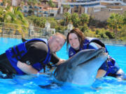 After learning Tony MacDougall had brain cancer, he and his wife, Jessica, booked a cruise with a dolphin excursion. Swimming with dolphins was on Tony&#039;s bucket list.