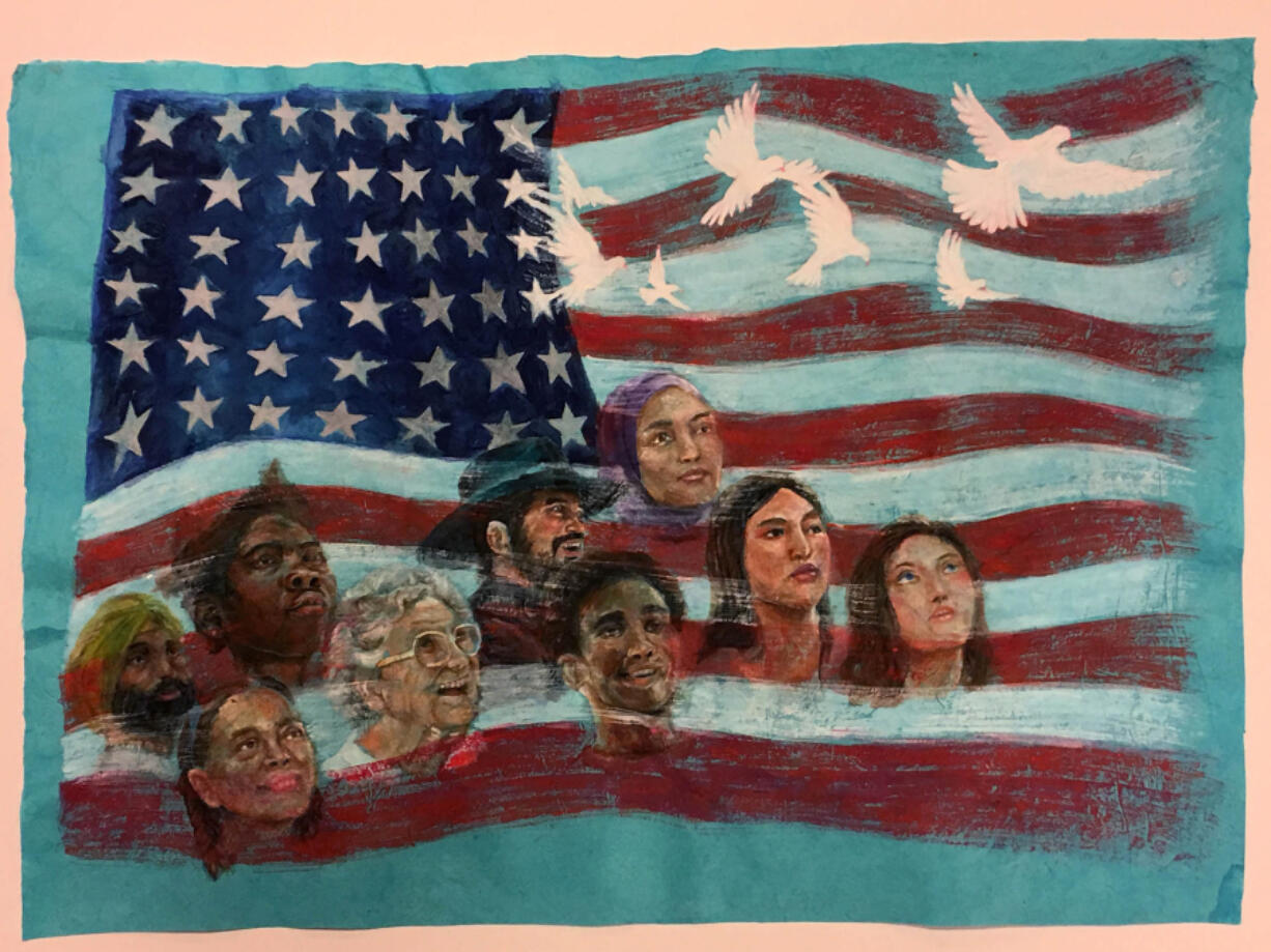 Lake Shore: ‘Unity’ by Christine Choi of Columbia River High School.