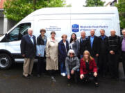 Esther Short: FISH of Vancouver Board of Directors members with Joyce Miller Owens Charitable Foundation representatives after the foundation donated a new Ford transit cargo van to the nonprofit.