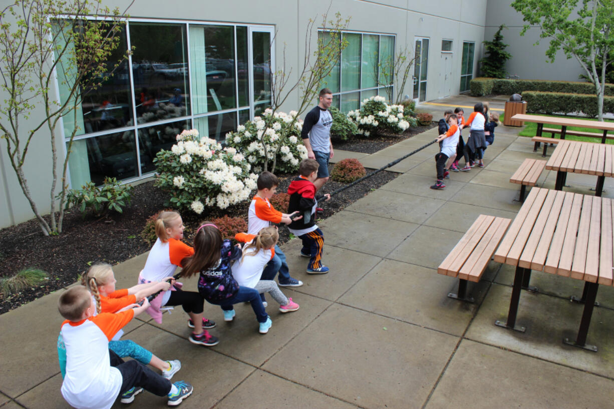 Bennington: As part of Take Our Daughters and Sons to Work Day, 100 kids visited Nautilus, where they learned about physical fitness