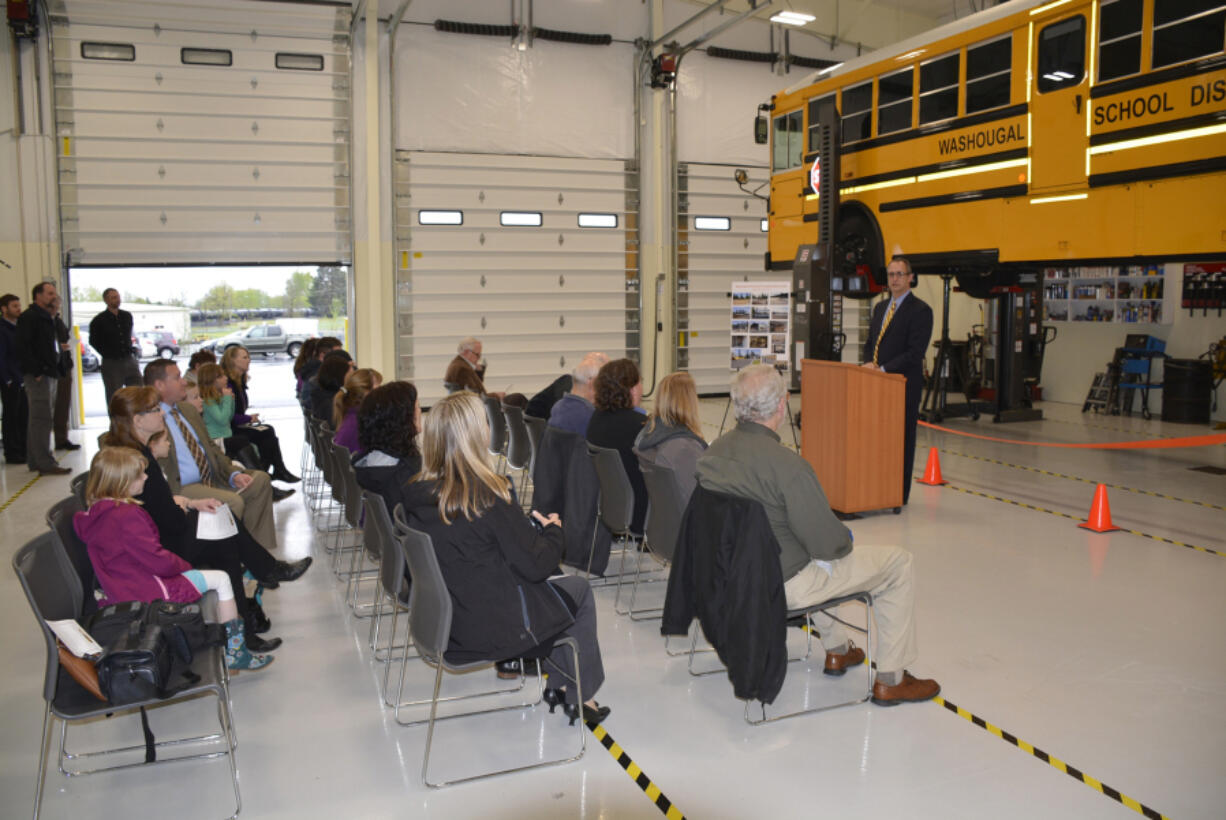 Washougal: The new Washougal Transportation Facility opened on April 25, complete with indoor and outdoor maintenance bays for service and repair, office space for bus dispatch and on-site parking for 36 buses.