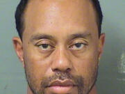 This image provided by the Palm Beach County Sheriff's Office on Monday, May 29, 2017, shows Tiger Woods. Police in Florida say Tiger Woods has been arrested for DUI.  The Palm Beach County Sheriff’s Office says on its website that the golf great was arrested Monday and booked at about 7 a.m.