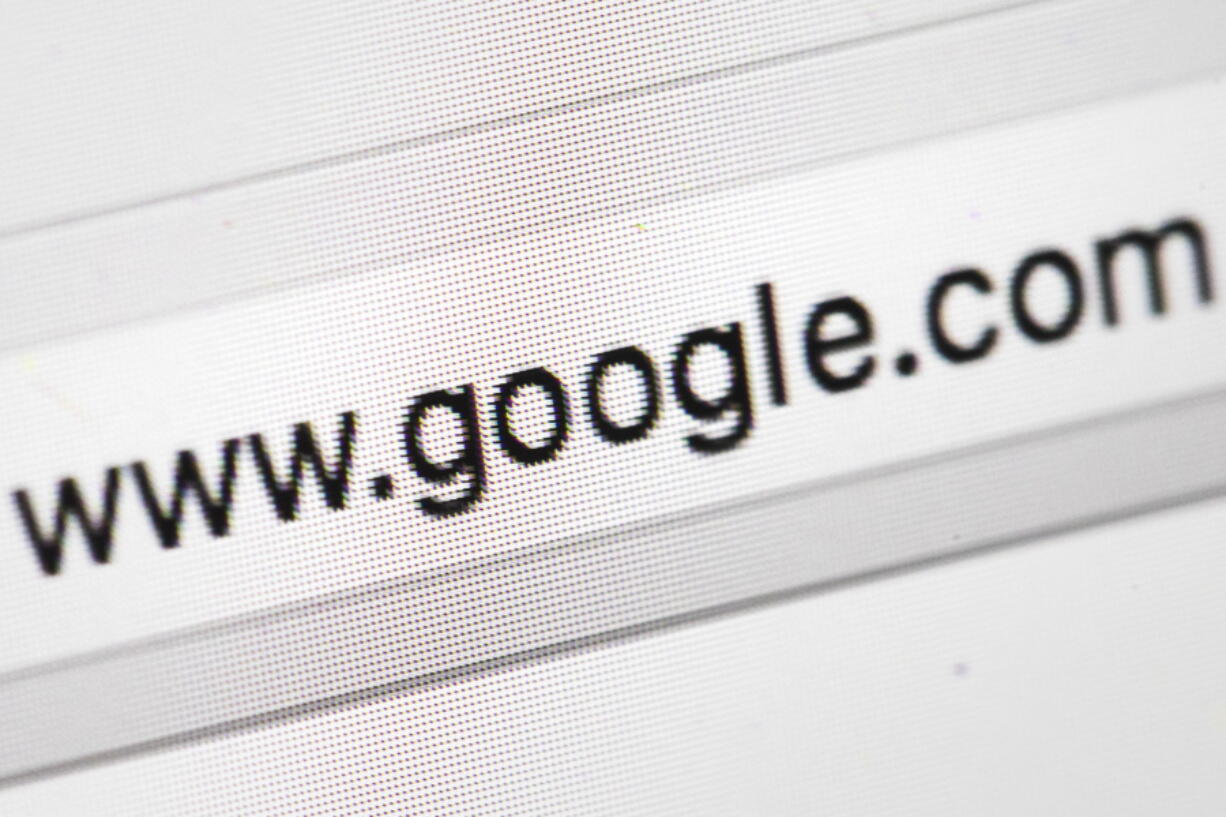 Google’s web address (AP Photo/Matt Rourke)