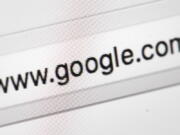 Google’s web address (AP Photo/Matt Rourke)